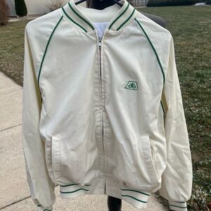Vintage Pioneer seeds farming king Louis large men’s jacket